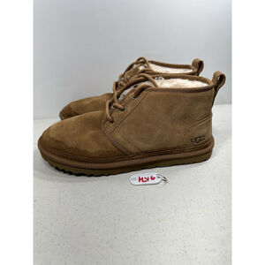 UGG Neumel Chestnut Suede Sheepskin Chukka Ankle Boots Shoes Size US 10 Men